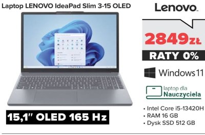 Laptop IdeaPad Slim 3-15 OLED promocja w NEONET