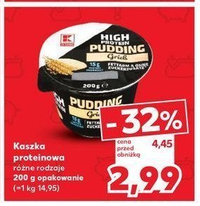 Kaszka proteinowa mleczna K-classic promocja