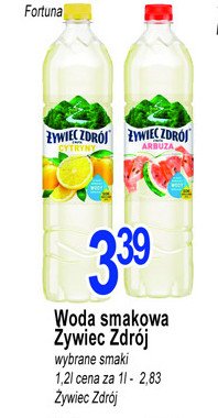 Woda arbuzowa Żywiec zdrój z nutą... promocja