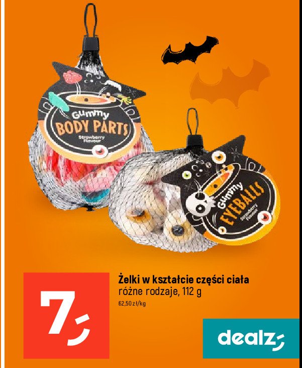 Żelki w kształcie części ciała promocja