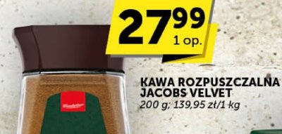 Kawa rozpuszczalna Jacobs Velvet promocja w Euro Sklep