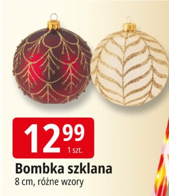 Bombka szklana promocja w Leclerc