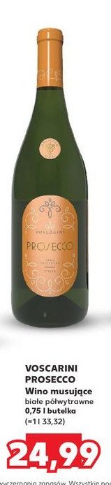 Wino PROSECCO FRIZZANTE promocja w Kaufland