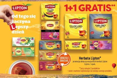 Herbata Lipton (różne rodzaje) promocja w POLOmarket