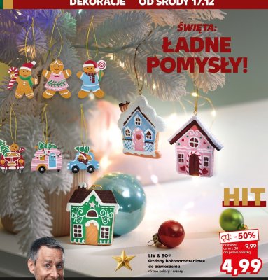 Ozdoby bożonarodzeniowe do zawieszenia  promocja w Kaufland