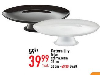 Patera lily 25 cm bia艂a Dajar promocja