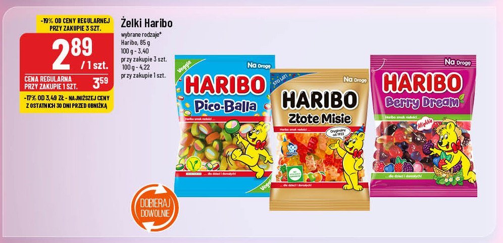 Żelki Haribo berry dream promocja