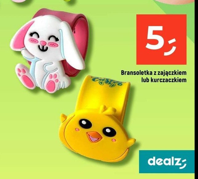 Bransoletka z zajączkiem promocja w Dealz