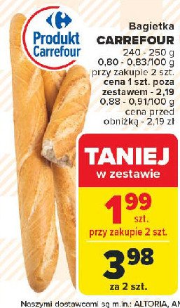 Bagietka Carrefour promocja