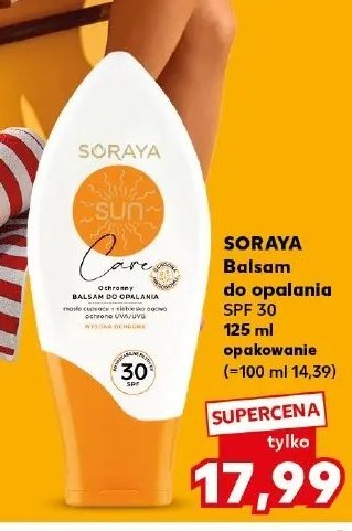 Balsam do opalania spf30 Soraya sun care promocja