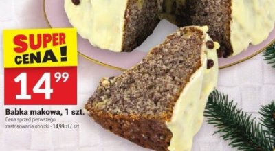 Babka makowa, 1 szt. promocja w Twój Market