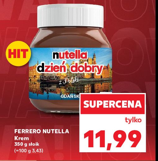 Nutella - krem czekoladowo-orzechowy promocja