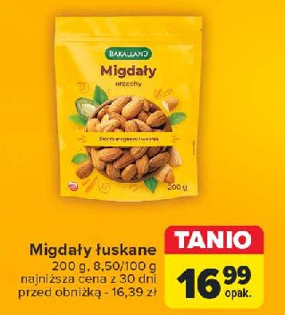 Migdały kalifornijskie Bakalland promocja