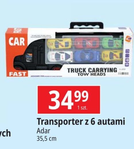 Transporter z 6 autami Adar promocja