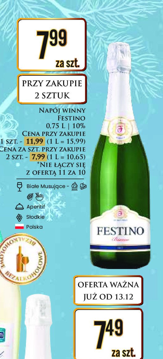 Wino FESTINO promocja w Dino