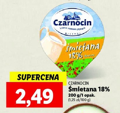艢mietanka 18 % Czarnocin promocja