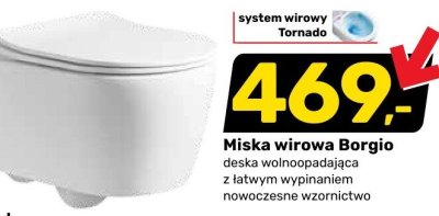 Miska wirowa Borgio promocja w Bricomarche