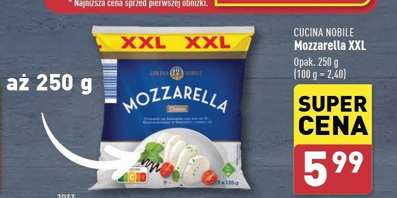 Ser mozzarella Cucina nobile promocja