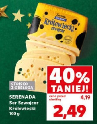 Ser Szwajcar Królewiecki SERENADA 100 g promocja w Kaufland
