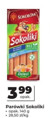 Parówki Sokoliki Sokołów promocja w Odido