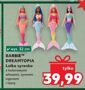 Lalka dreamtopia syrenka Barbie promocja w Kaufland