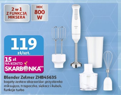 Blender Zelmer ZHB4563S promocja w Auchan