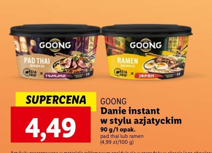 Danie pad thai Goong promocja