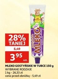 Mleko zagęszczone słodzone kakao Gostyń promocja w Intermarche