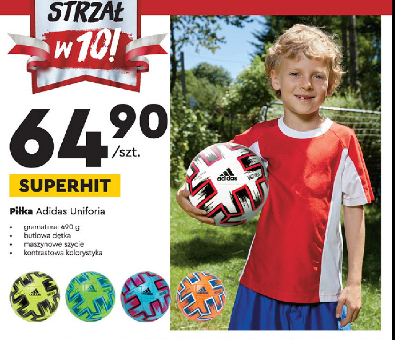 Piłka uniforia Adidas promocja