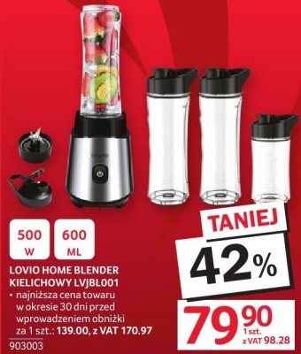 Blender kielichowy Lovio Home Blender kielichowy LVB001 promocja w Selgros