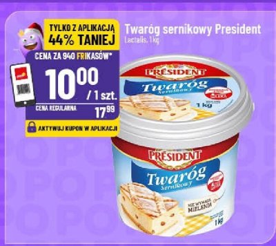 Twaróg sernikowy 1 kg promocja w POLOmarket