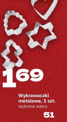 Wykrawaczki metalowe, 1 szt. promocja w Twój Market