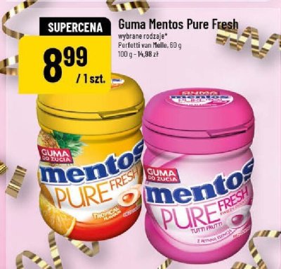 Guma Mentos Pure Fresh Perfetti van Melle promocja w POLOmarket