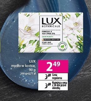 Mydło w kostce fresia tea tree oil Lux botanicals promocja