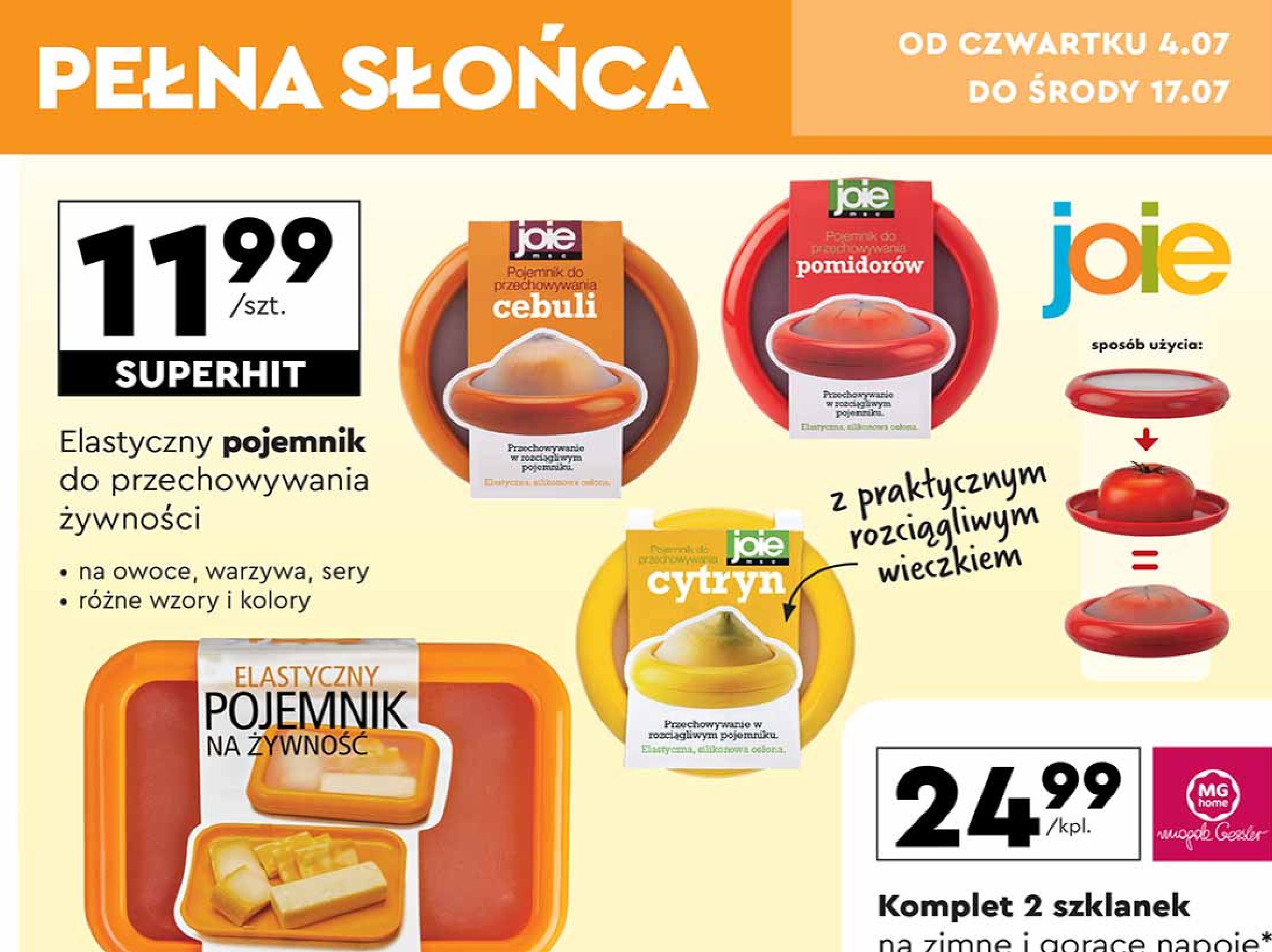 Pojemnik do przechowywania cytryny Joie promocja