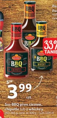 Sos bbq z ciemnym piwem Roleski promocja