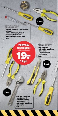 Zestaw narzędzi, różne warianty promocja w Netto