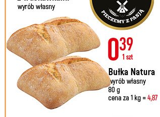 Bułka natura Piekarnia e.leclerc promocja