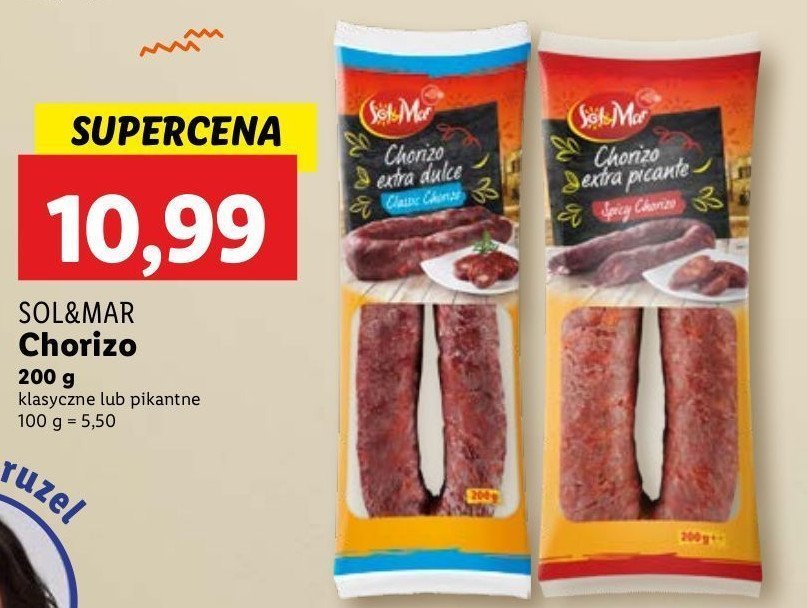 Chorizo spicy Sol&mar promocja