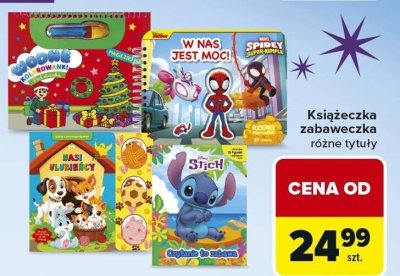 Książeczka zabaweczka różne tytuły promocja w Carrefour