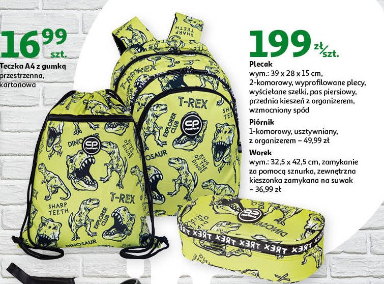 Piórnik t-rex Coolpack promocja