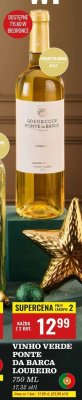 Wino białe VINHO VERDE PONTE DA BARCA LOUREIRO 750 ML promocja w Biedronka