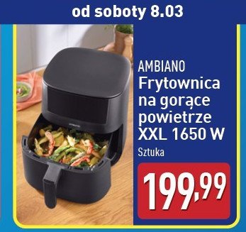 Frytkownica na gorące powietrze xxl 1650 w AMBIANO promocja