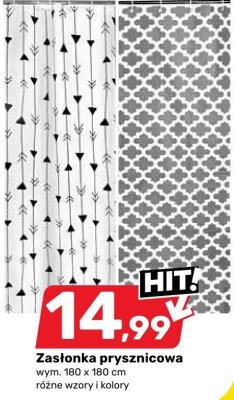 Zasłonka prysznicowa promocja w Bricomarche