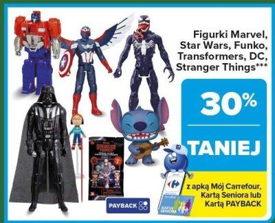 Figurki Marvel, Star Wars, Funko, Transformers, DC, Stranger Things promocja w Carrefour Market
