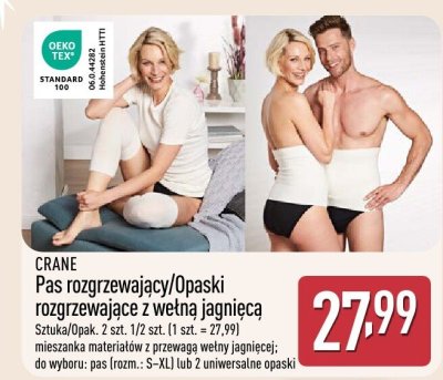 Opaski rozgrzewające z wełną jagnięcą promocja w Aldi