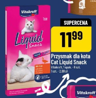 Przysmak dla kota Cat Liquid Snack Vitakraft promocja w POLOmarket