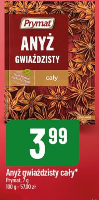 Anyż gwiaździsty cały Prymat promocja w POLOmarket