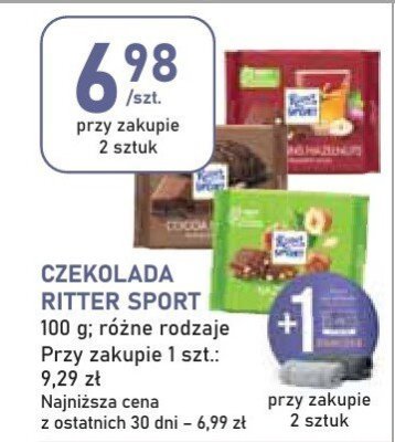 Czekolada Ritter Sport promocja w Stokrotka
