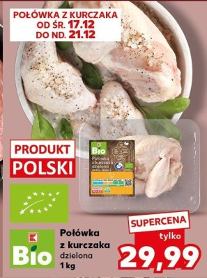 Połówka z kurczaka dzielona Bio promocja w Kaufland